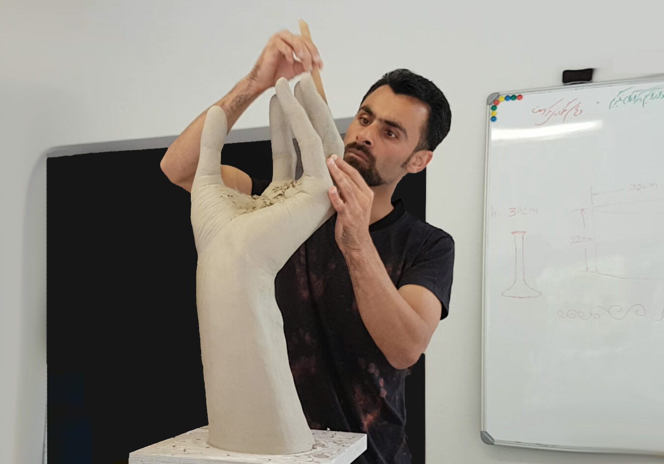 #capesculptures #Alinabavi #ali_Nabavi #ceramic #sculpture #Art #Artwork #Ceramicart #Capetown #clayArt (5gfgf)